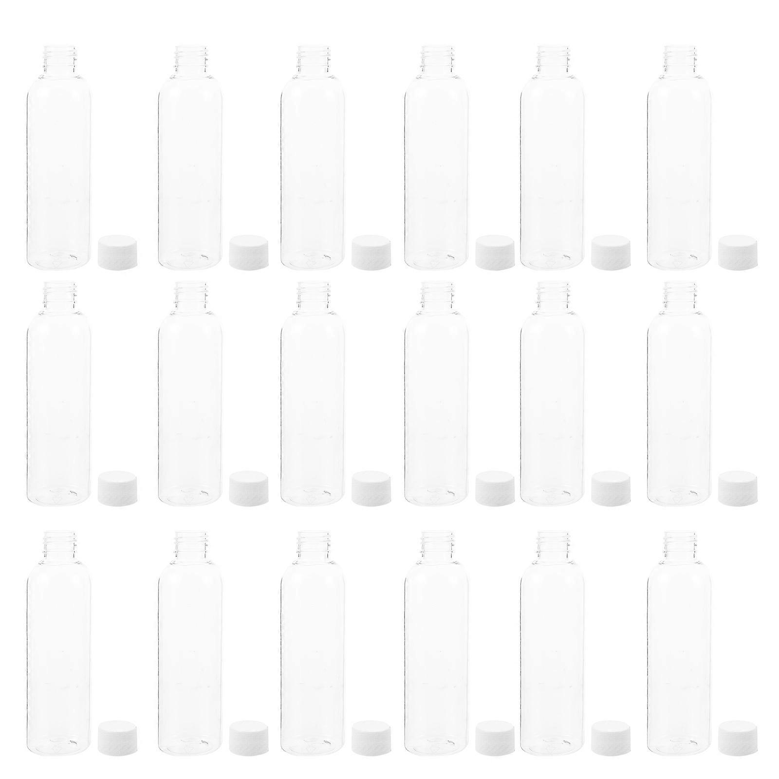 20Pcs Household Juice Bottles Ideal For Camping Travel Parties Flat-bottomed Design 200ml Reusable Liquid Storage