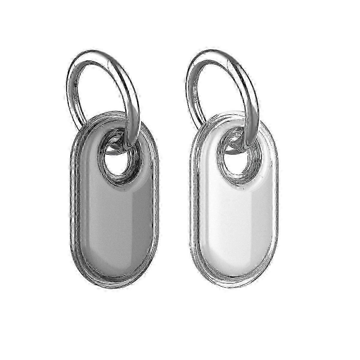 2025 For Samsung Galaxy Smarttag2 Case, Soft TPU Clear Protective Case For Galaxy Smart Tag 2 with Key Ring For Keys Wallet Luggage Pet
