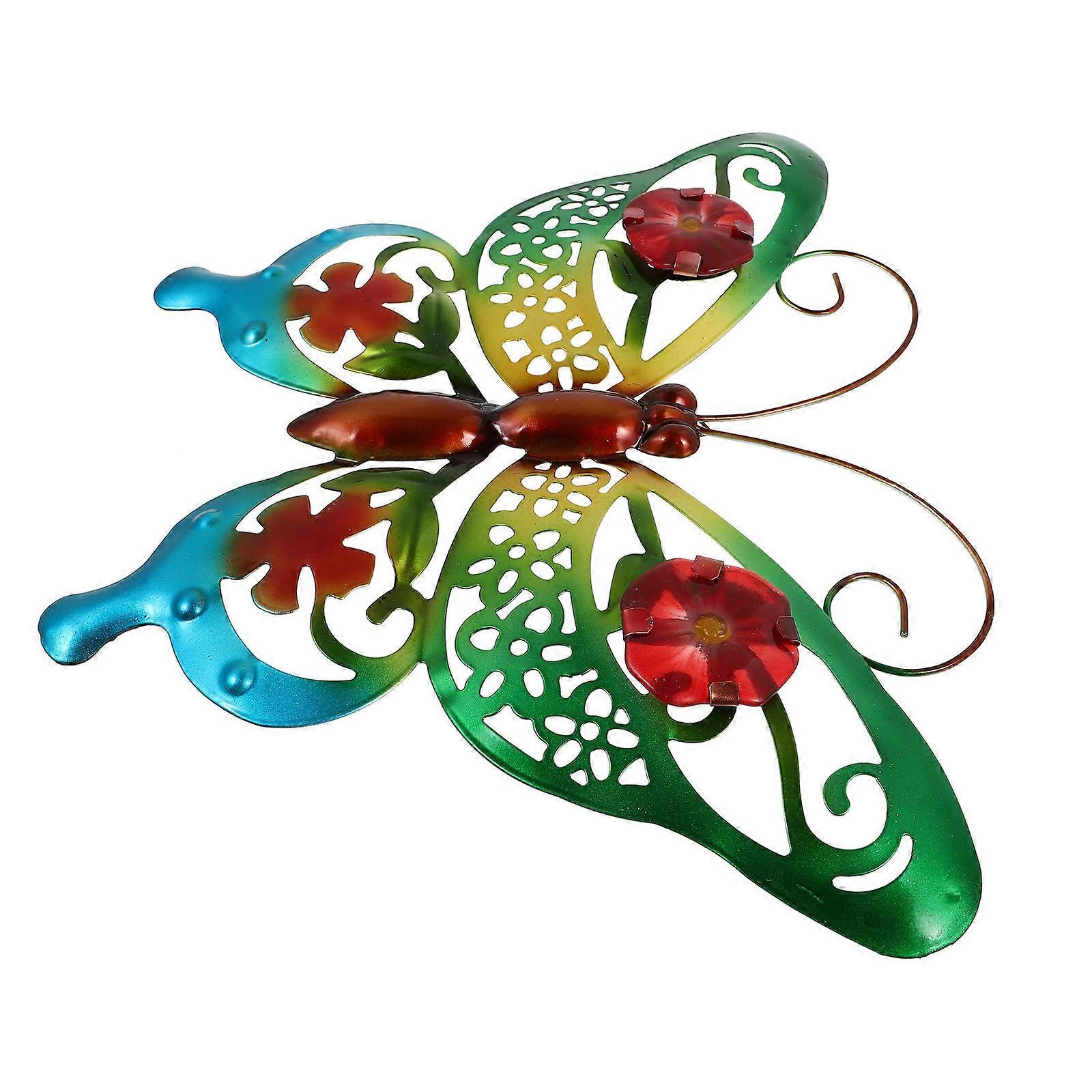 Wall Hanging Decor Iron Butterfly Pendant 35X28CM 1Set