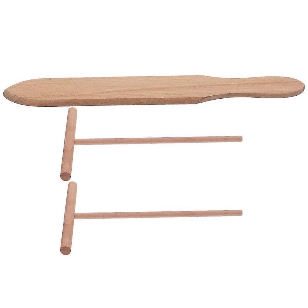 1 Set Professional Pancake & Crepe Spatula Kit with Spreader – Non Stick Pan Compatible, Even Cooking Tools