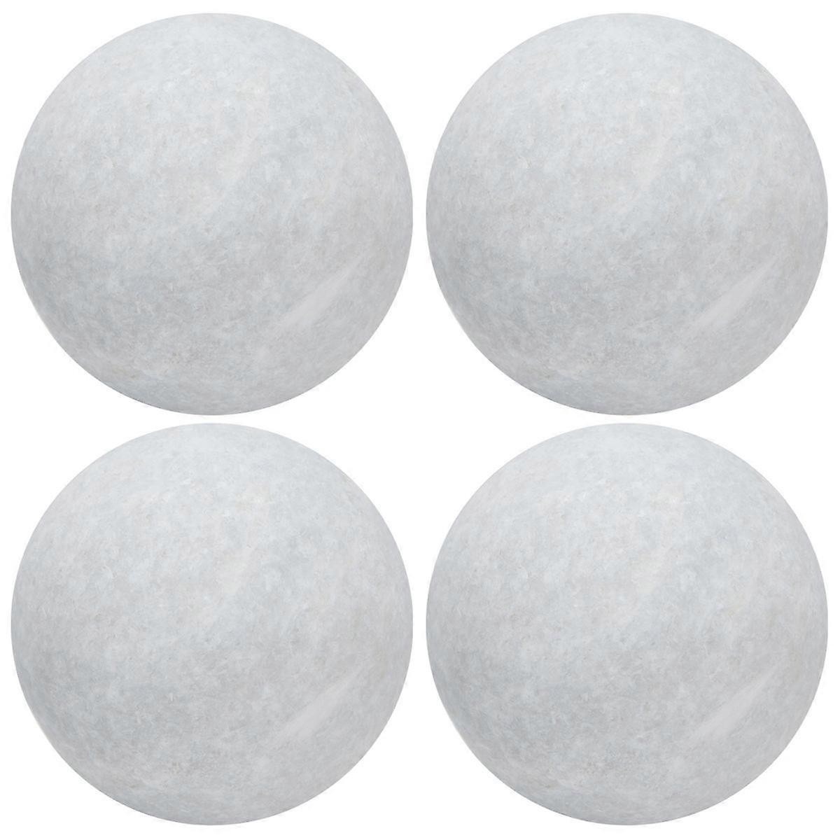 4pcs Reusable Natural Marble Ice Wine Stone Beverage Chilling for Home Bar