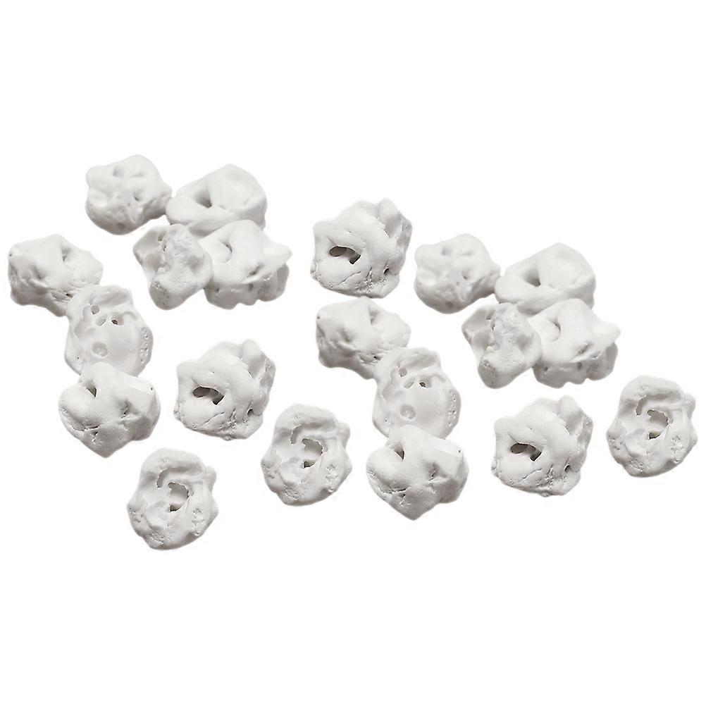 20pcs Decorative Bone Beads for Jewelry Making – Multi Functional DIY Craft Beads in Versatile Irregular Shapes for Bracelets & Necklaces