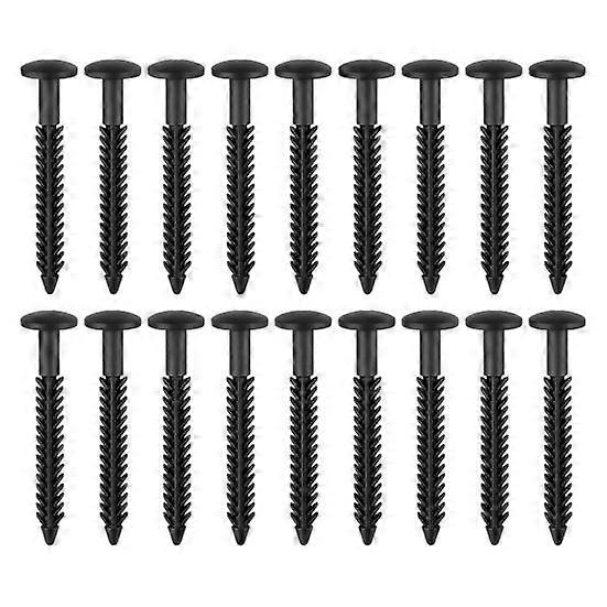 18/36/50Pcs Vinyl Shutter Fasteners Shutter Spikes UV Resistant Simple Installation Universal Window Shutter Screws Window Panel Pins