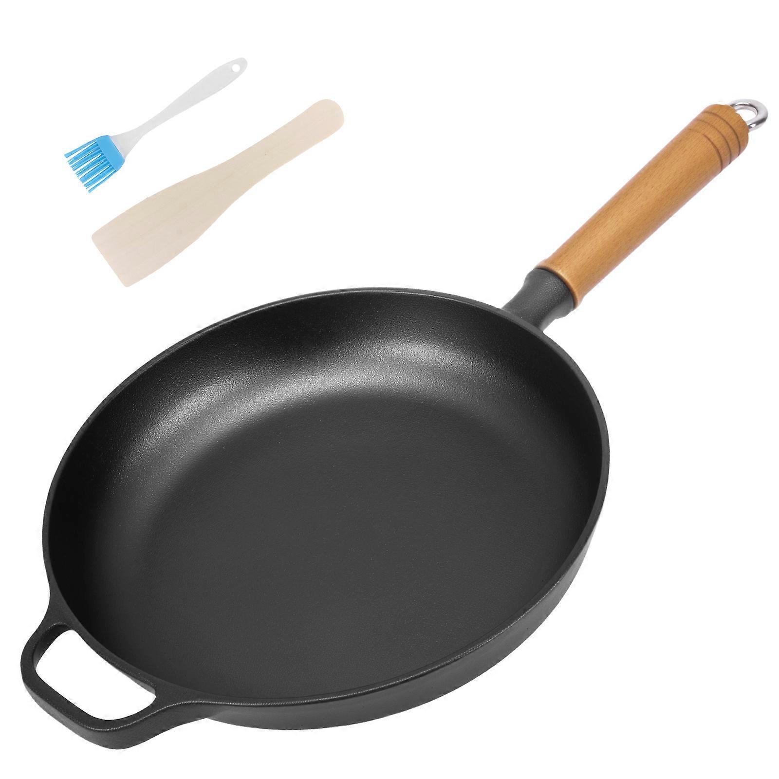 27cm Cast Iron Non-Stick Frying Pan