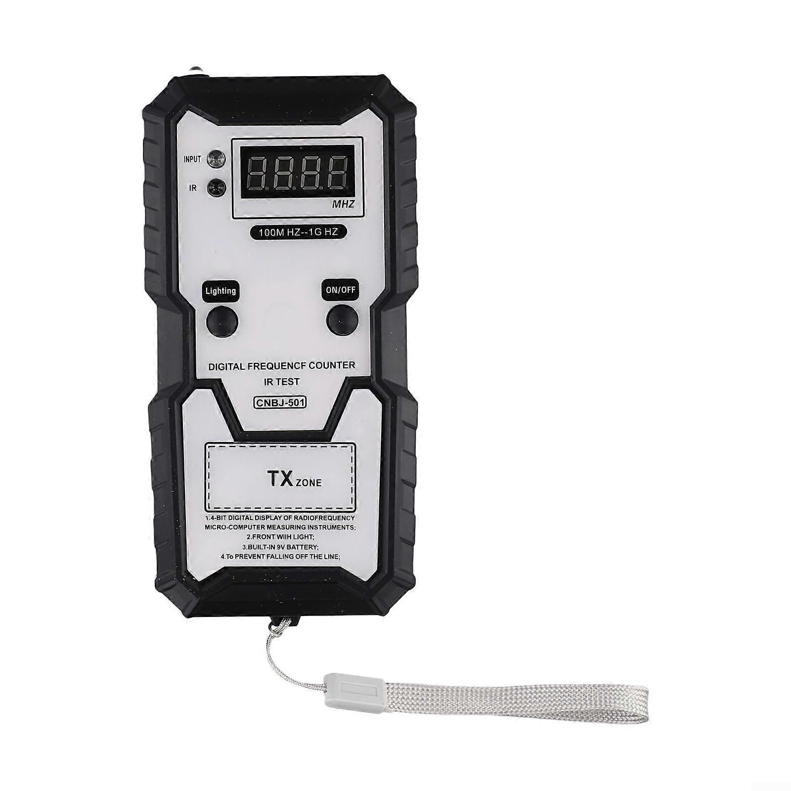 Digital Infrared Frequency Tester For Remote Controls With Adjustable Frequency And Robust Construction
