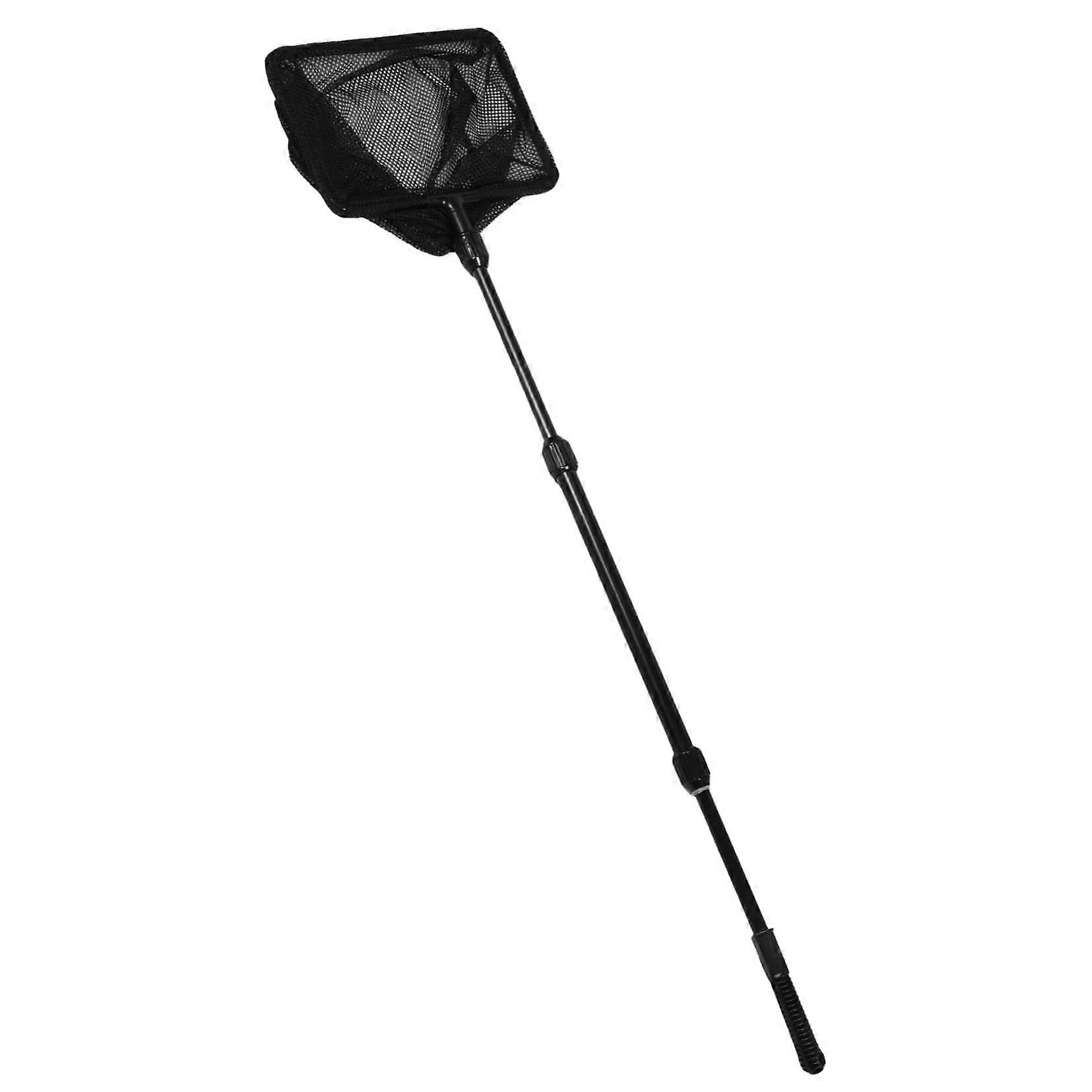 Telescopic Landing Net for Pond and Aquarium, Extendable Fishing Net 2m with Ergonomic Handle and Durable Design