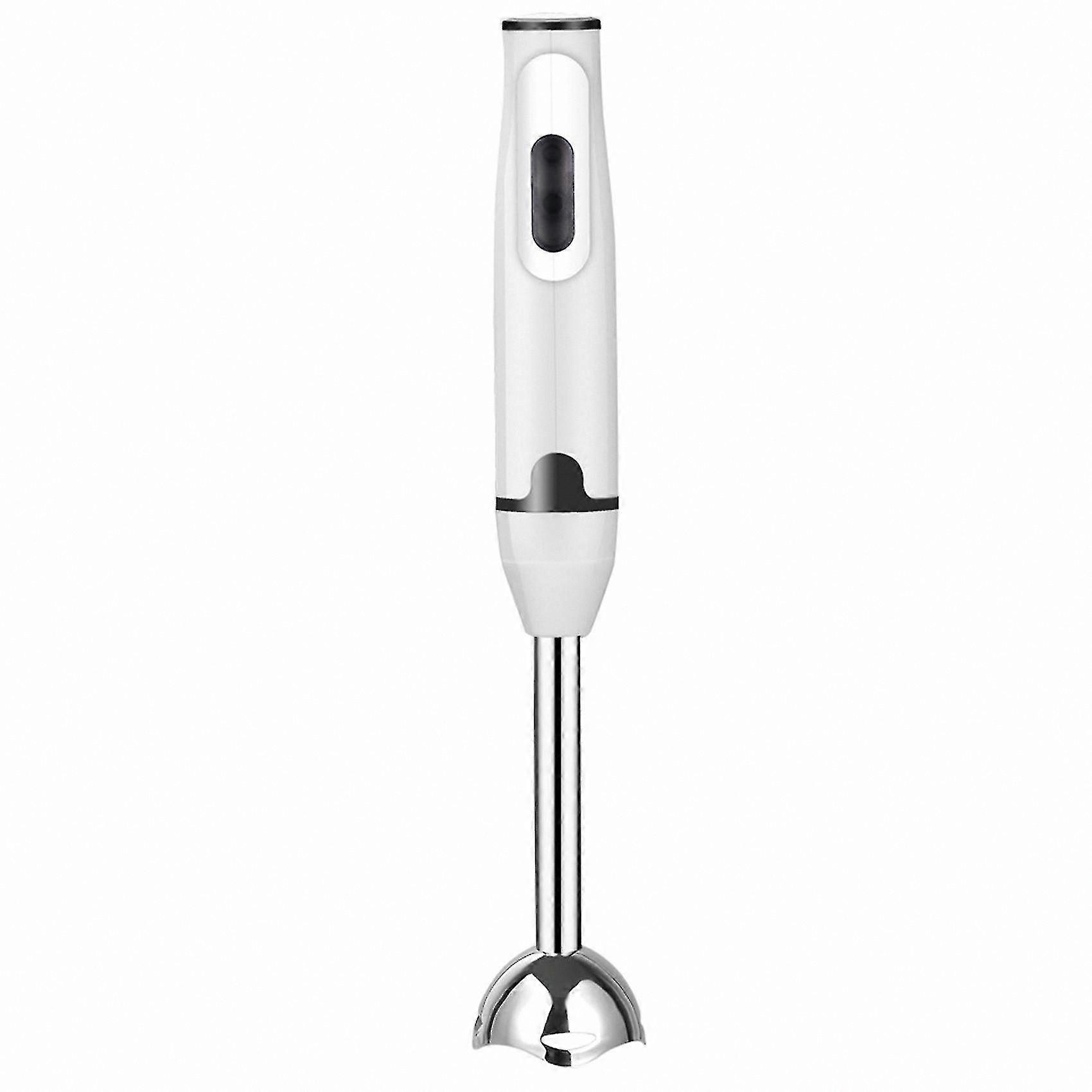 Electric Hand Blender for Food & Vegetable Mixing, White EU Plug Handheld Mixer for Cooking & Complementary Meals
