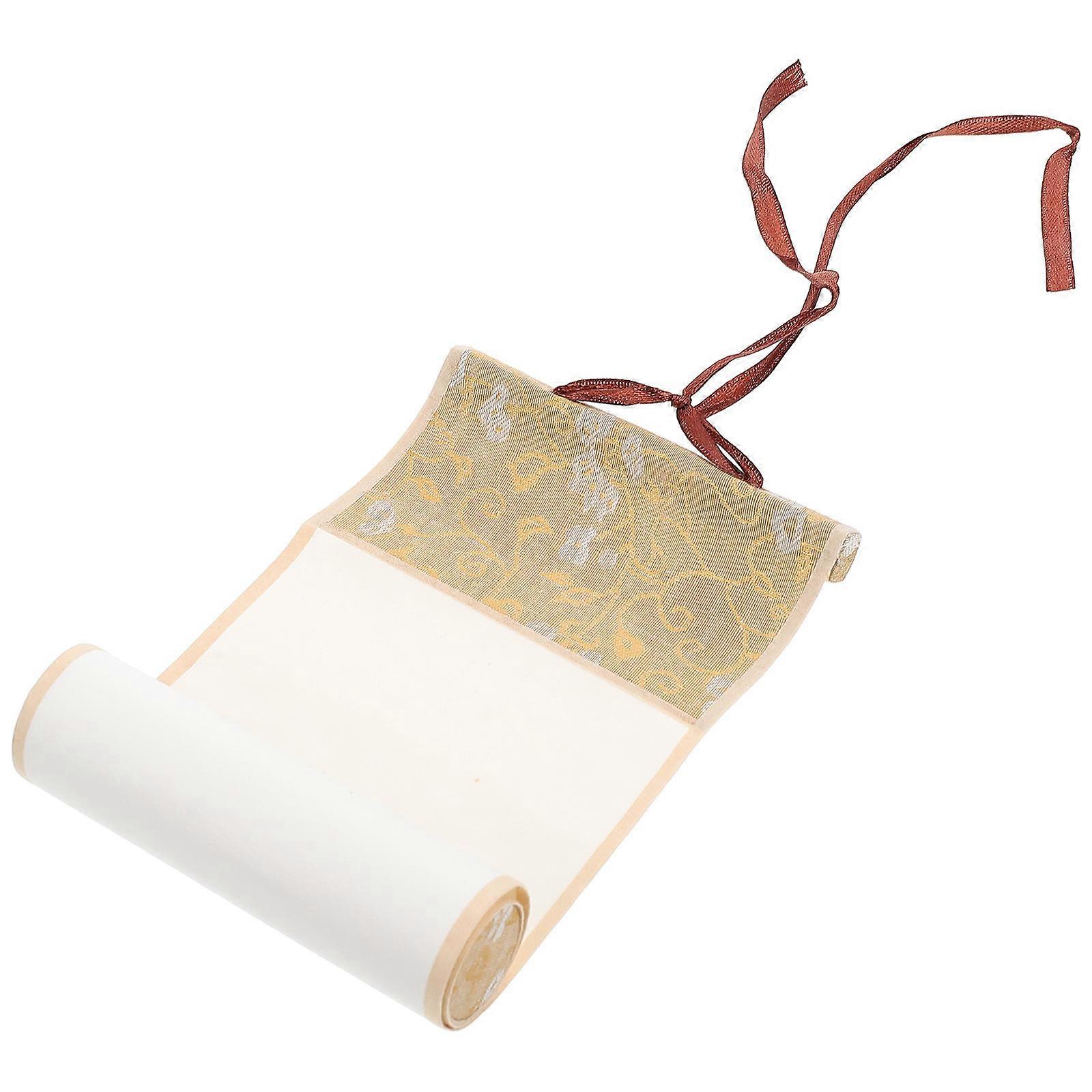 Blank Scroll Chinese Calligraphy Scroll for Calligraphy with Multi Color