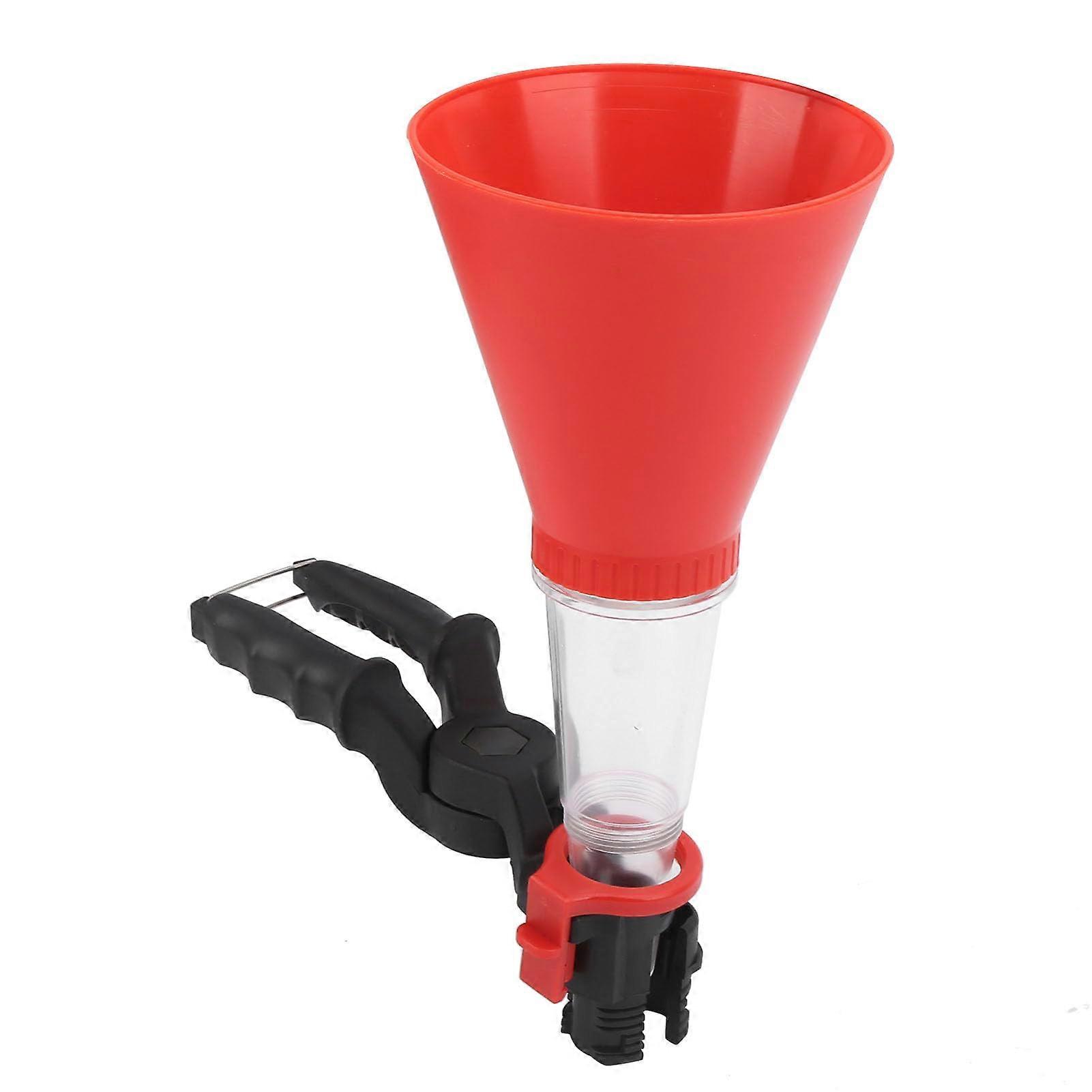 Motor Oil Funnel Kit Efficient AntiStatic Design Prevents Spillage for Universal Application (ORANGE)