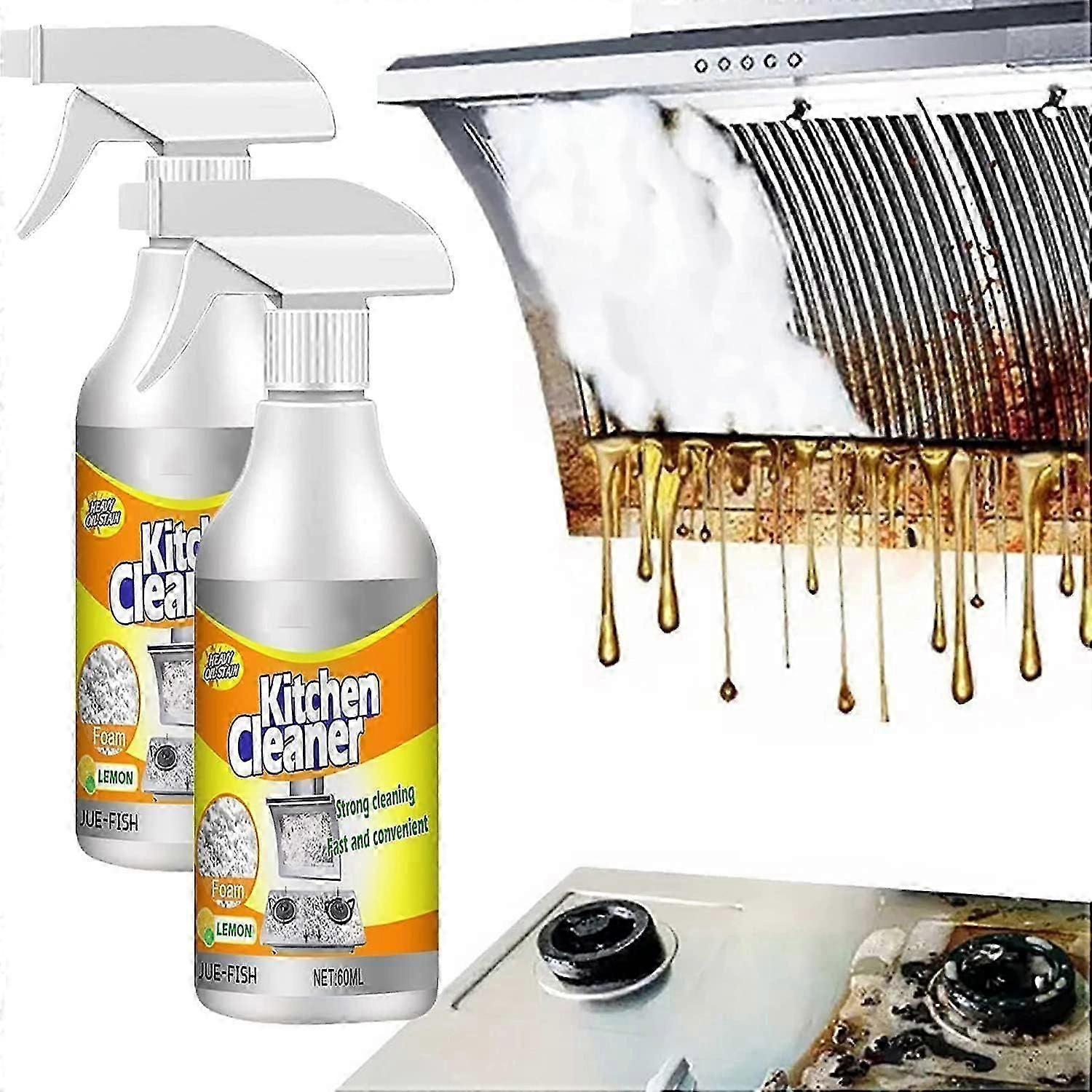 All-Purpose Kitchen Foam Cleaner - Powerful Grease Remover for Pots & Pans