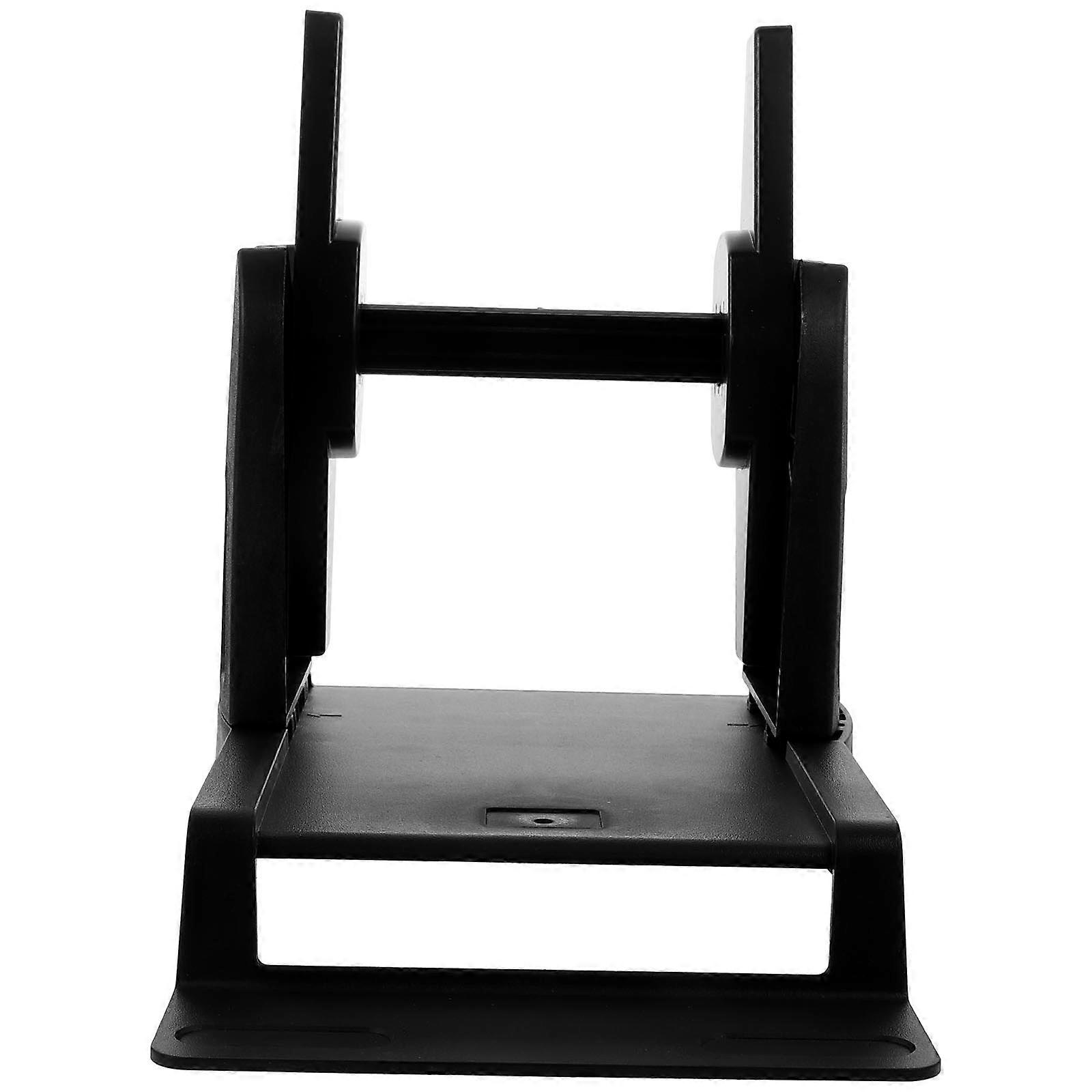 Black Plastic External Rolls Label Holder for Storage Portable Easy to Carry Thermal Labels 1pc