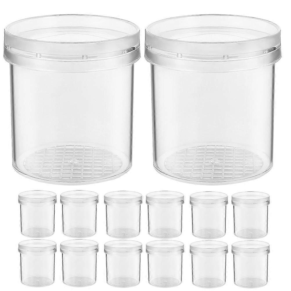 20Pcs Magnifying Boxes for Cages Household Containers Portable Critter Boxes