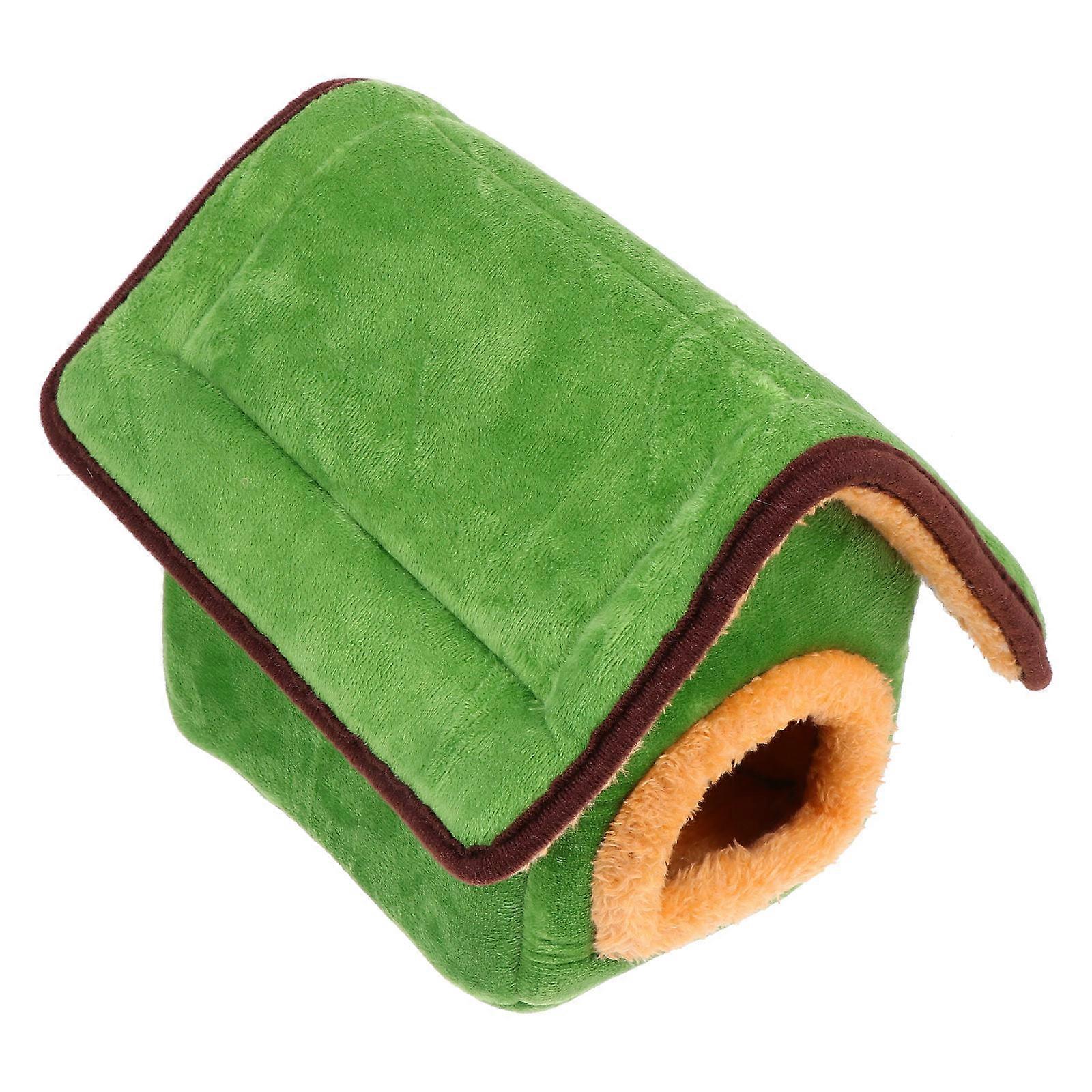 Warm Nest For Hamster 1Pc Winter House Shape Ideal For Small Pets Bringing Cozy Sleep Experience