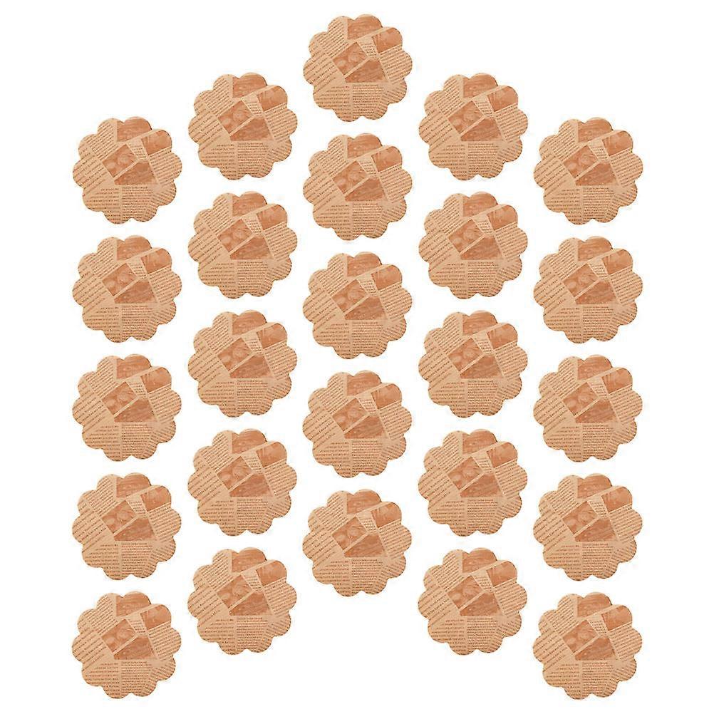 Food Grade Greaseproof Paper Sheets 500Set Great For Campgrounds Snacks Light Brown Prevent Food Stains