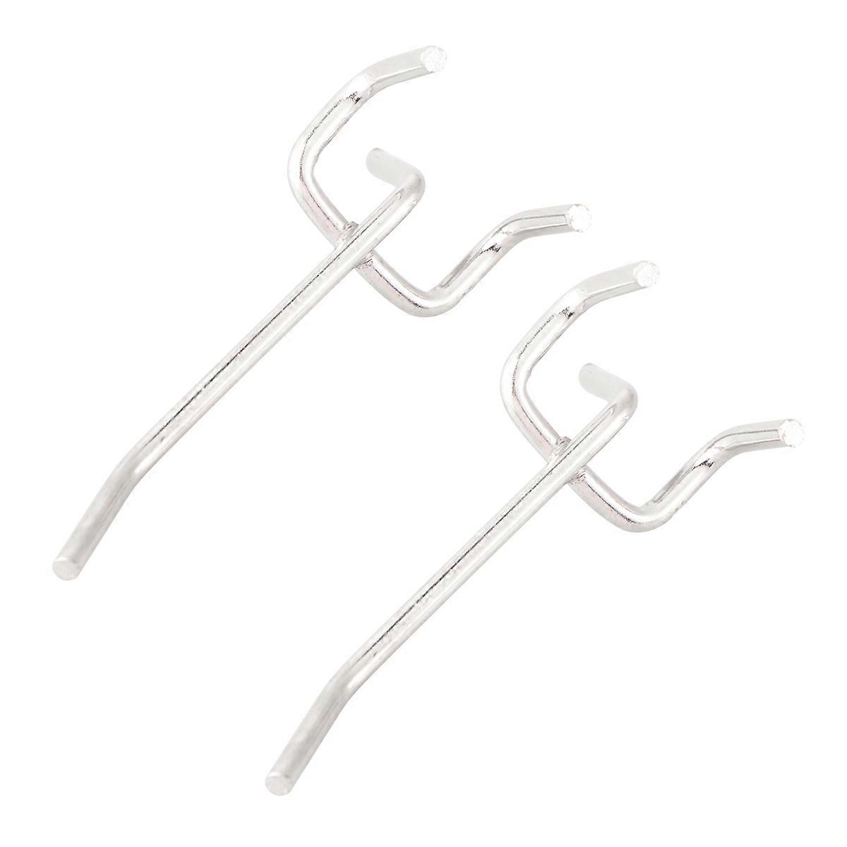 50 Pieces Silver Iron Hooks for Home Use Ideal for Bathrooms Kitchens and Dorms Storage Solution