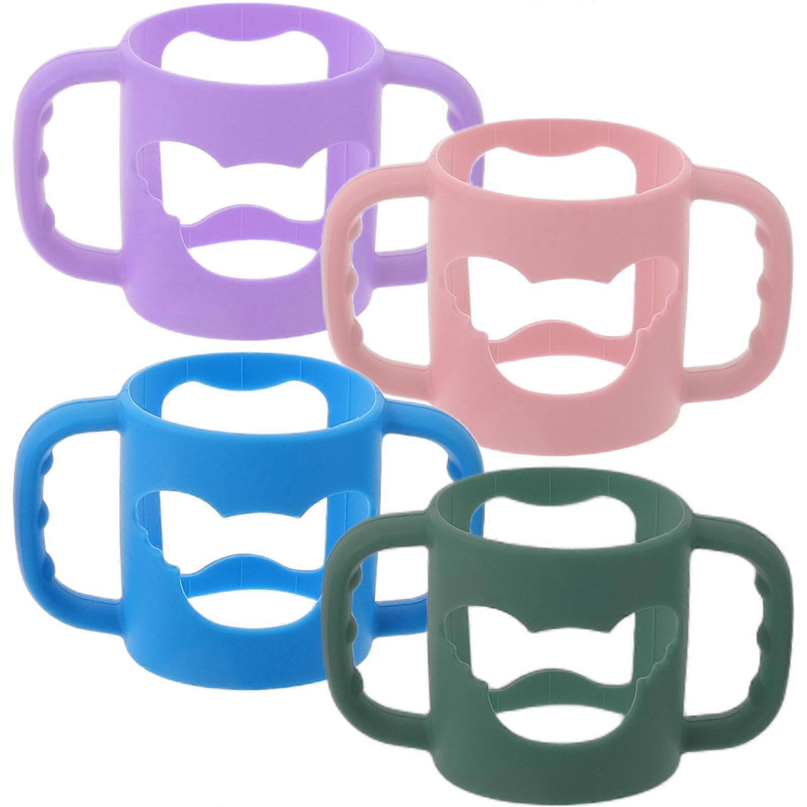 Dishwasher Safe Milk Bottle Handles For Babies Ensuring Practical Use During Feeding Times 4Set