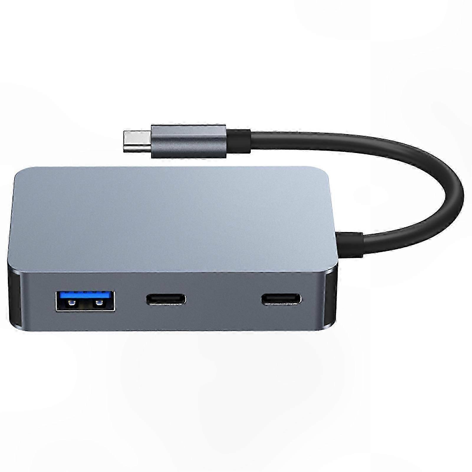 5-in-1 USB-C Hub with 3 USB Ports, PD 100W, for Windows, Mac OS, Android Devices