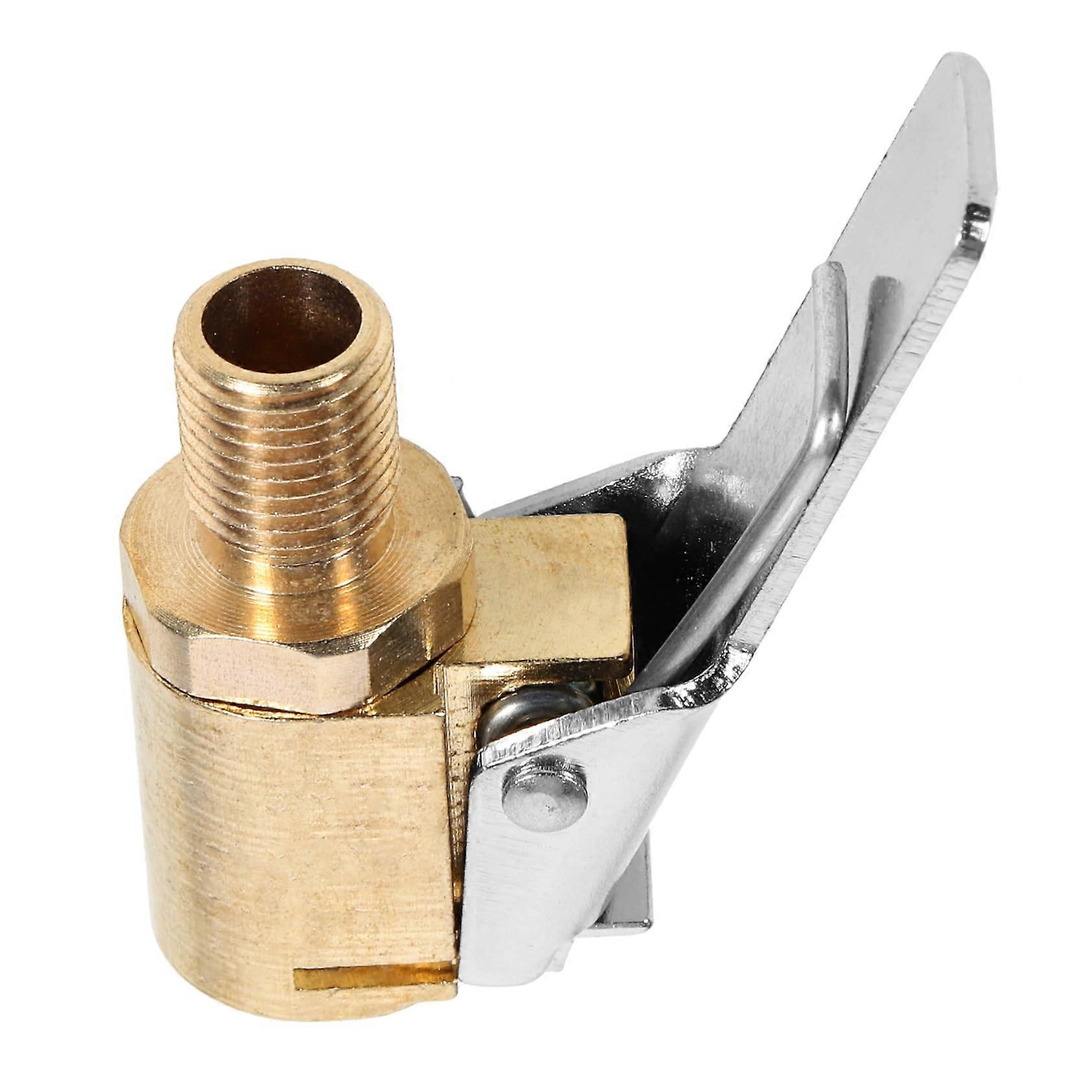 Auto Inflator Vent Adapter Copper Nozzle Quick Adapter for Car and Portable Installation Sturdy Design for Effective Inflation Everywhere Compatible