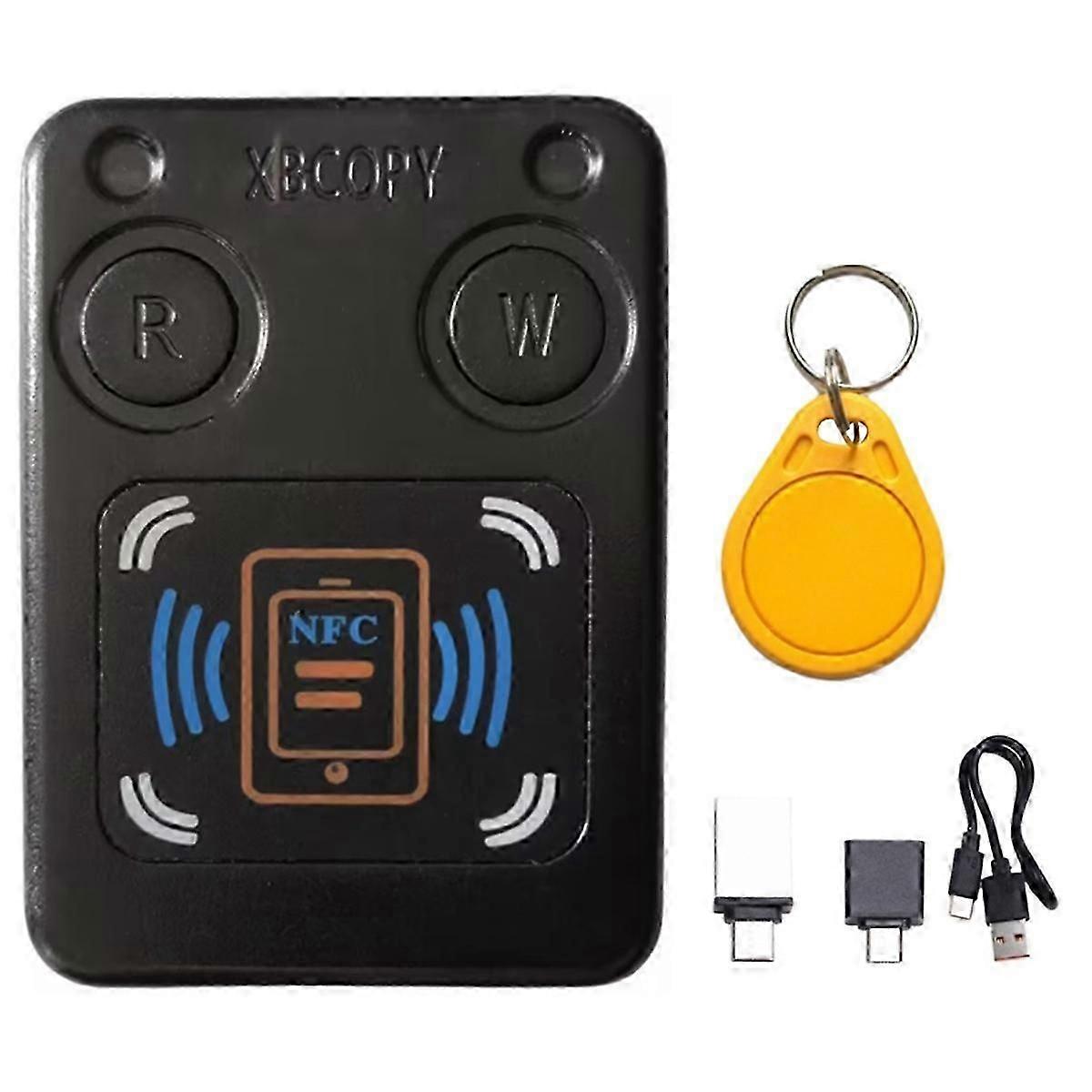 NFC RFID Smart Chip Card Reader Copier+CUID Keychain ID IC 13.56Mhz