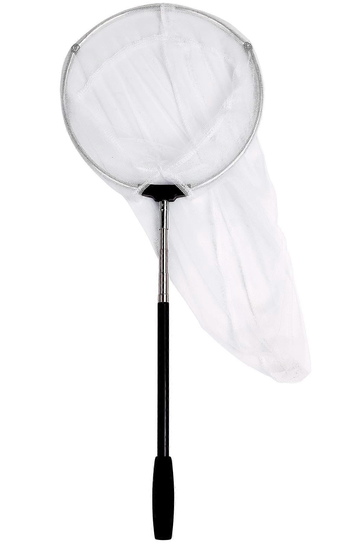 Insect and Butterfly Net with 12 Inch Ring, 24 Inch Depth, Extending Handle to 59 Inches for Collecting Insects