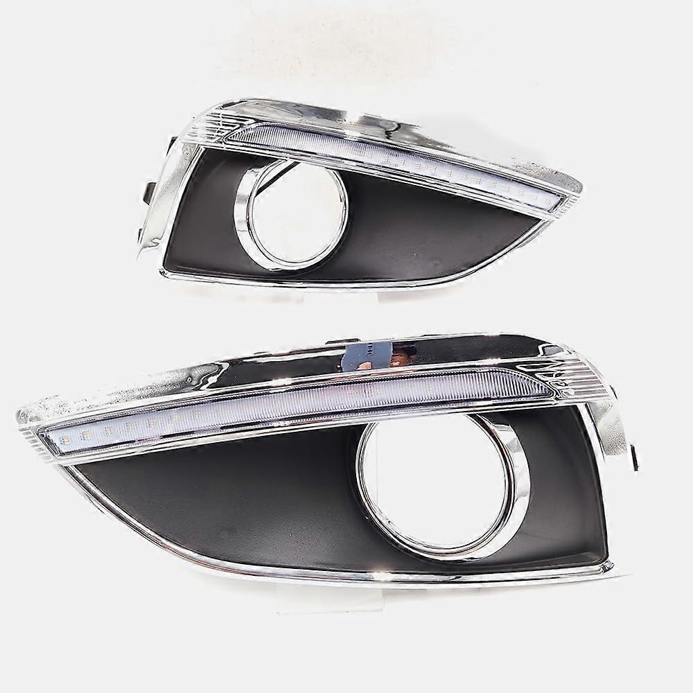 Daytime Running Lights For Hyundai IX35 2010-2013 White Pack Of 2 Fog Lamp Indicator Light