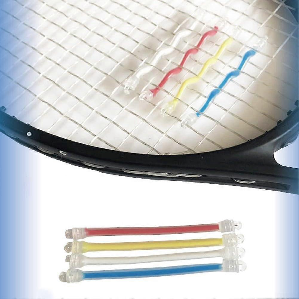 Tennis Racquet Shock Absorber Silicone Material Red For Vibration Reduction And Better Control Fits Most Rackets