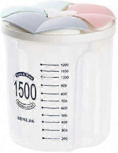 Plastic Kitchen Storage Box for Rice Cereal Grain Beans with Sealed Lid