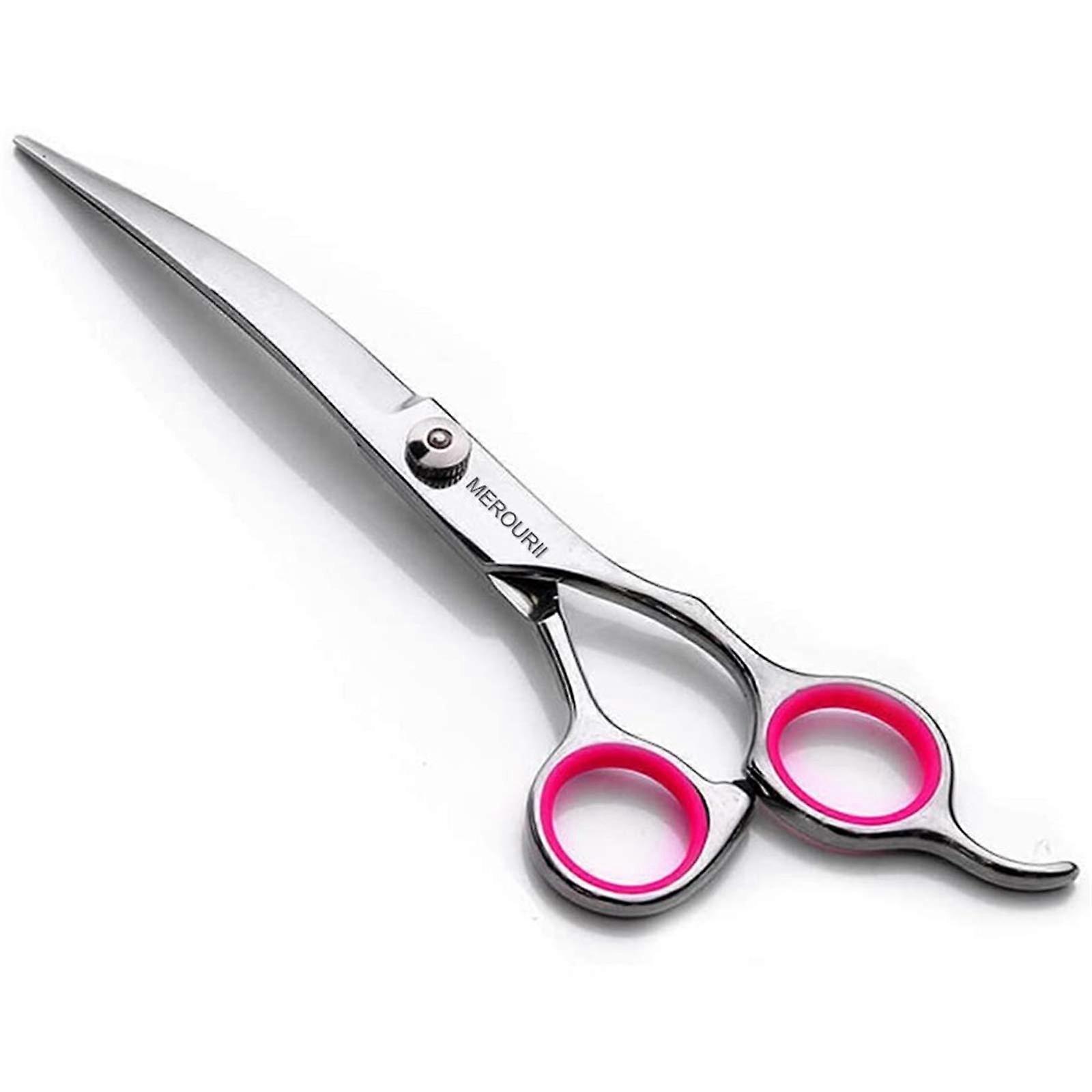6 inch Stainless Steel Pet Grooming Scissors, Down Curved, Ambidextrous, Classic Style
