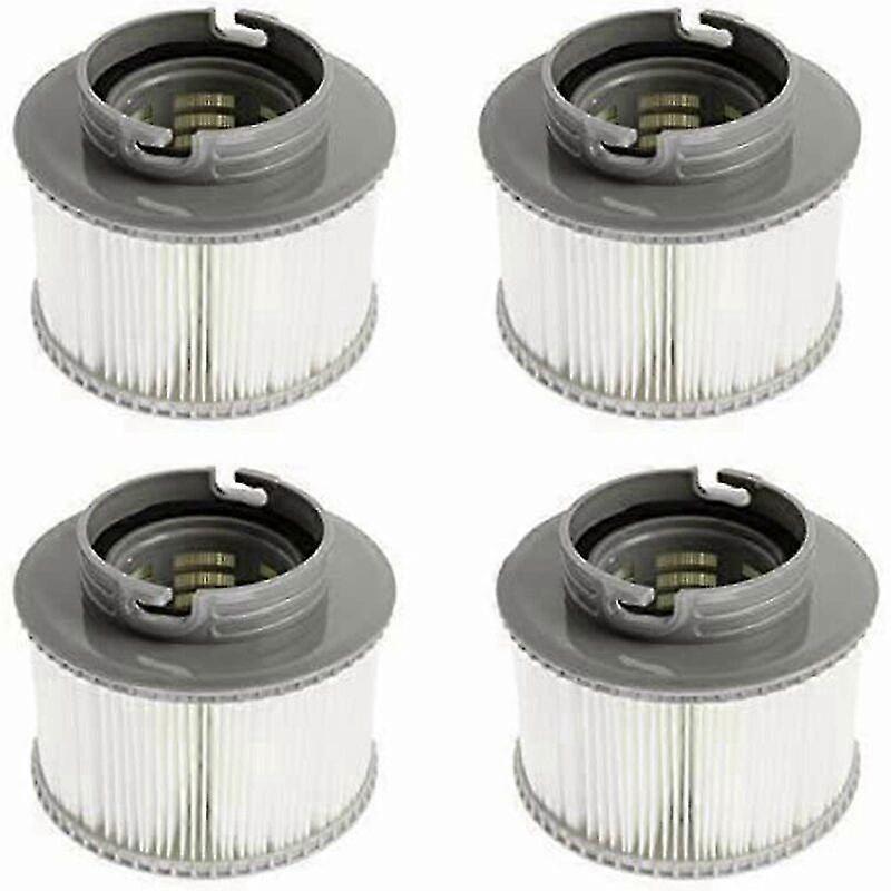 4 Replacement Bubble Spa Filter Elements Compatible with All Models (2020 Upgraded Version)