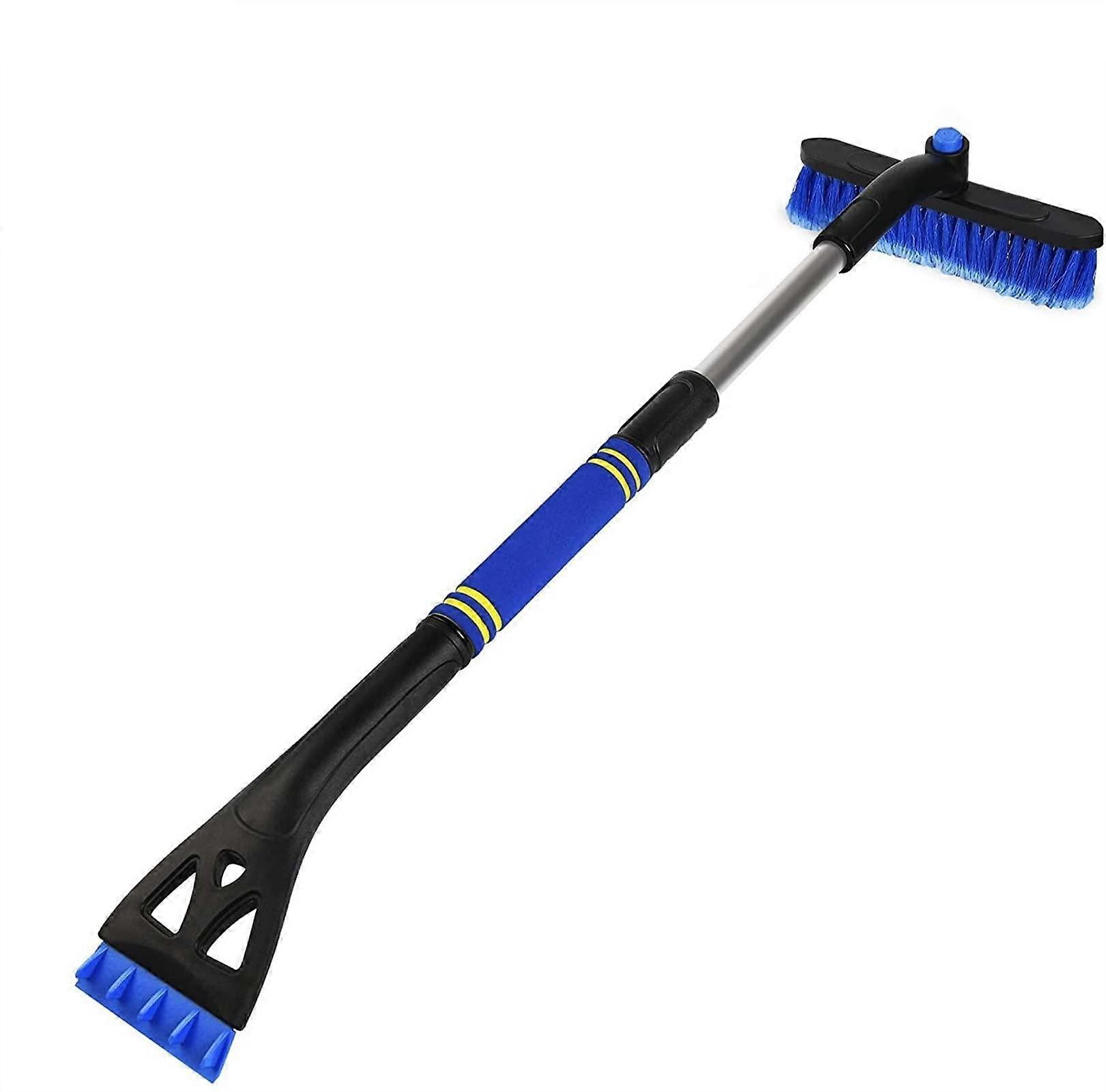 Snow Brush Ice Scraper For Car Windshield With Foam Grip, Car Windshield Snow Remover Snow Scraper And Brush For AUTO Truck SUV. (Snow Brush Green)