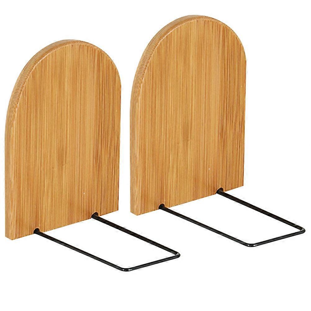 2pcs Desktop Book Holders Stands Versatile Bookends for Household and Office Use