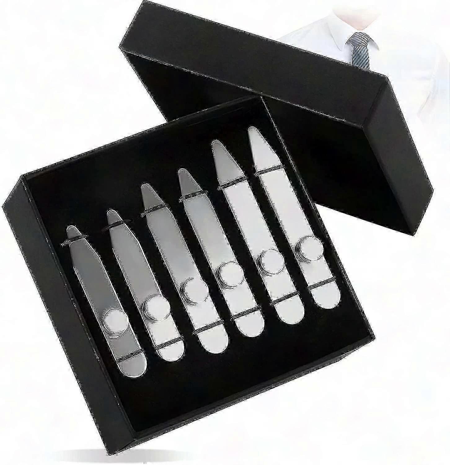 3 أزواج من الفولاذ المقاوم للصدأ طوق يبقى ، إدراج تقوية طوق القميص F4871