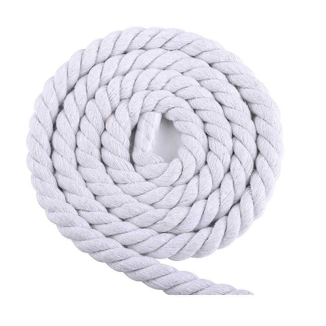 22mm Cotton Cord For Wall Hangings And Plant Hangers, Thick Natural Rope, 30m Length, Knotting Craft String