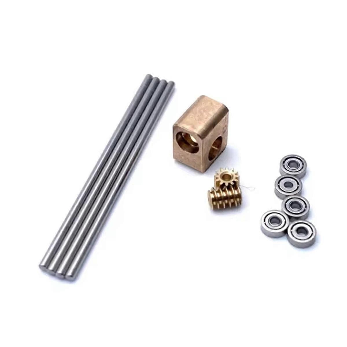 0.2M Turbine Worm Gear Micro-Type 90 Transmission Box 12-Times Reduction Mechanism DIY Car Model,B