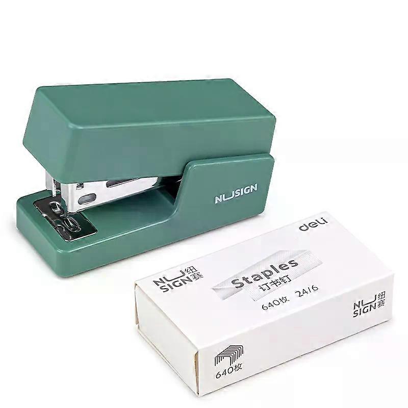 Mini Stapler Set Portable Color Paper Binding Machine Use 24/6 26/6 Staples Fashion Stationery Office Supplies