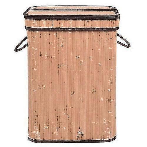 Laundry Baskets Rectangular Bamboo Laundry Basket
