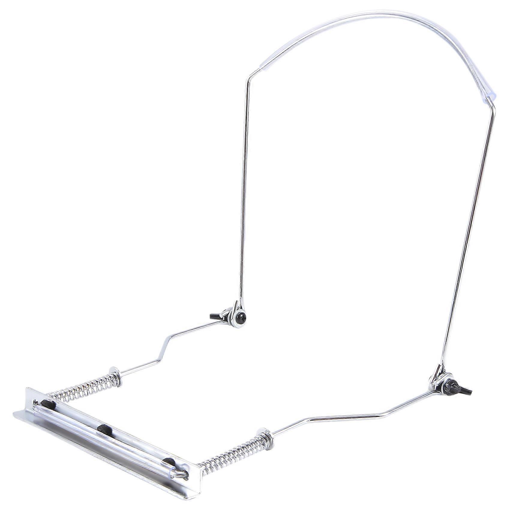 Φυσαρμόνικα Θήκη Λαιμού 10 Τρύπες Blues Harp Mouth Organ Stand Αρμονική Σχάρα -Ασημί