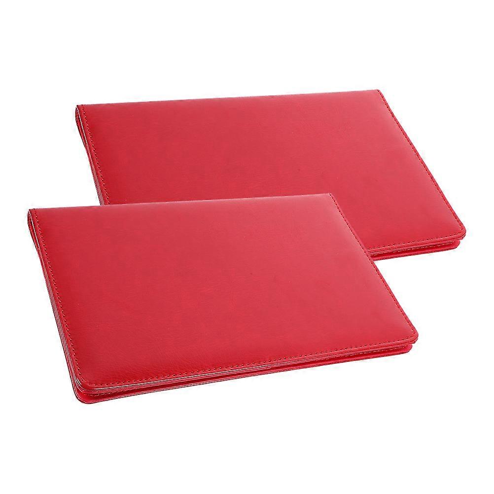 Red Magnetic Clipboard For Menu Bill Organization In Office And Restaurant 23.00X15.00X1.00CM 2Pcs