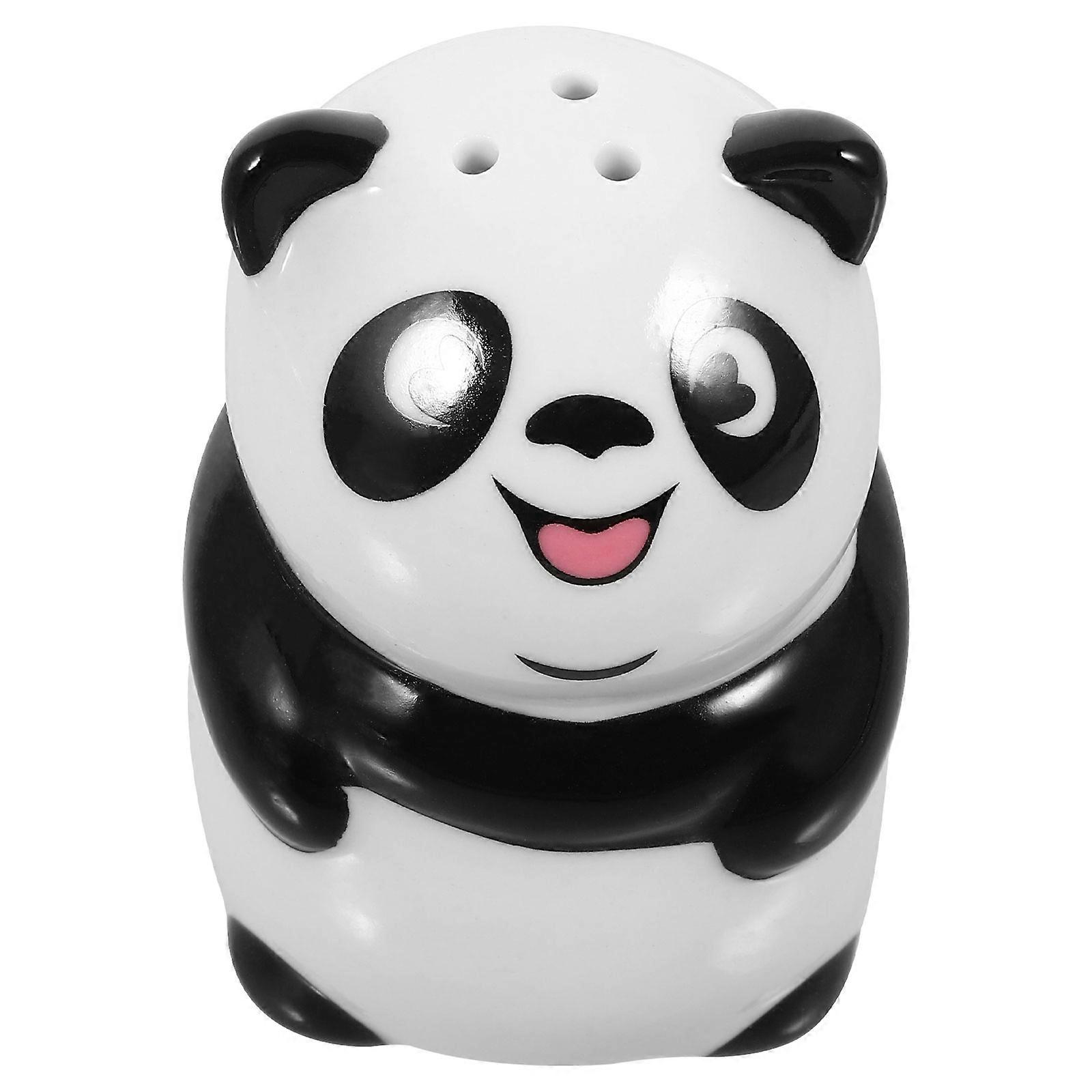 Ceramic Toothpick Holder for Home Use Cartoon Jar Container 4.5 Inches Tall
