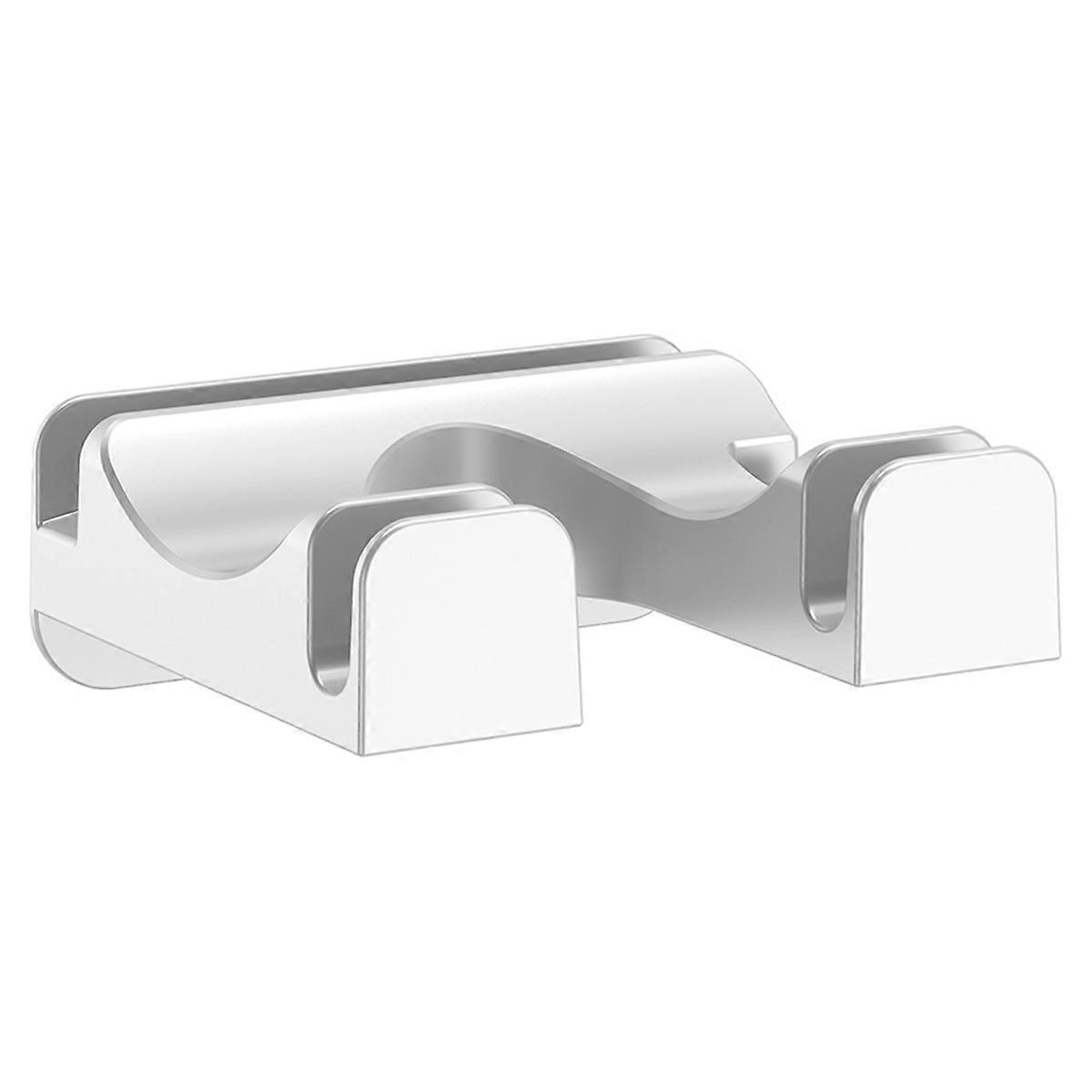 Hair Dryer Wall Mount Bracket Compatible with Various Hair Dryers with Storage Hook and Cord Winding Device White