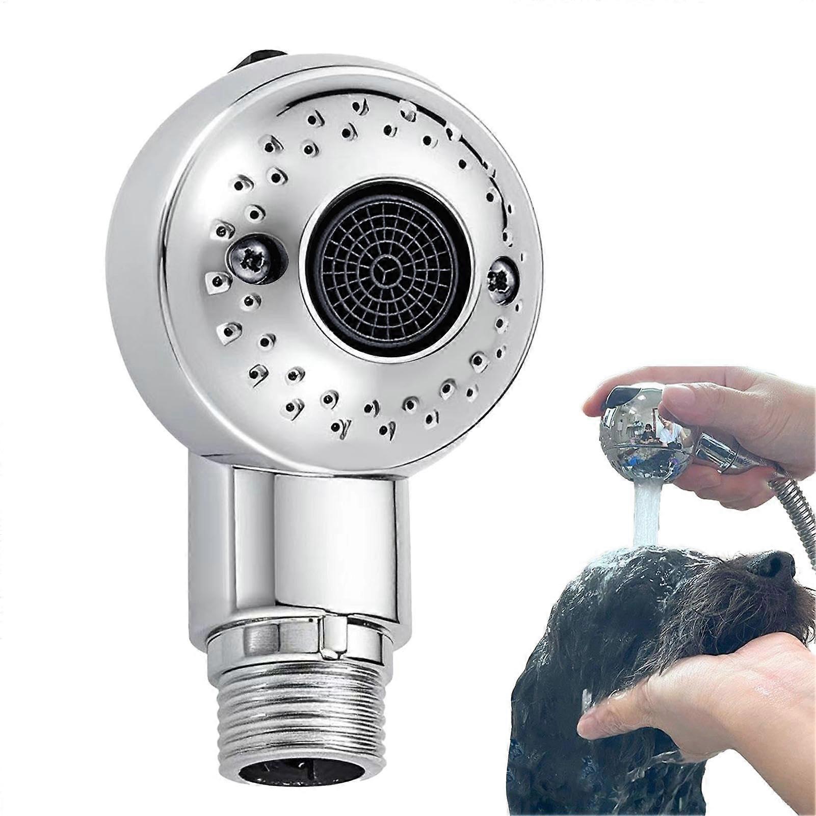 Pet Shower Set With Hose High-Pressure Handheld Dog Shower Head Extra-Long Stainless Steel Hose Adjustable Bracket On/Off