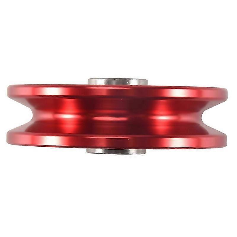 For 73mm Universal Aluminum Lift Bearing Pulley Wheel Cable Fitness Gym Equipment For Climbing Campi