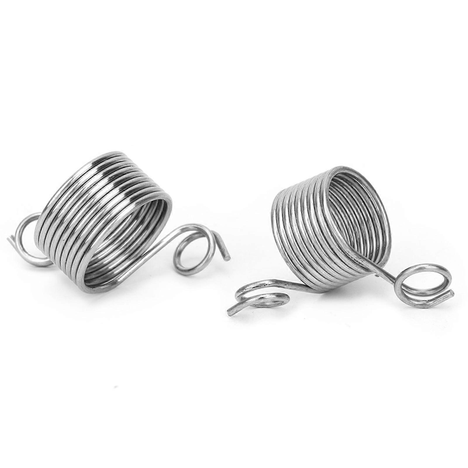 2Pcs Stainless Steel Knitting Thimble Finger Guide Ring Knitting Tool Accessories