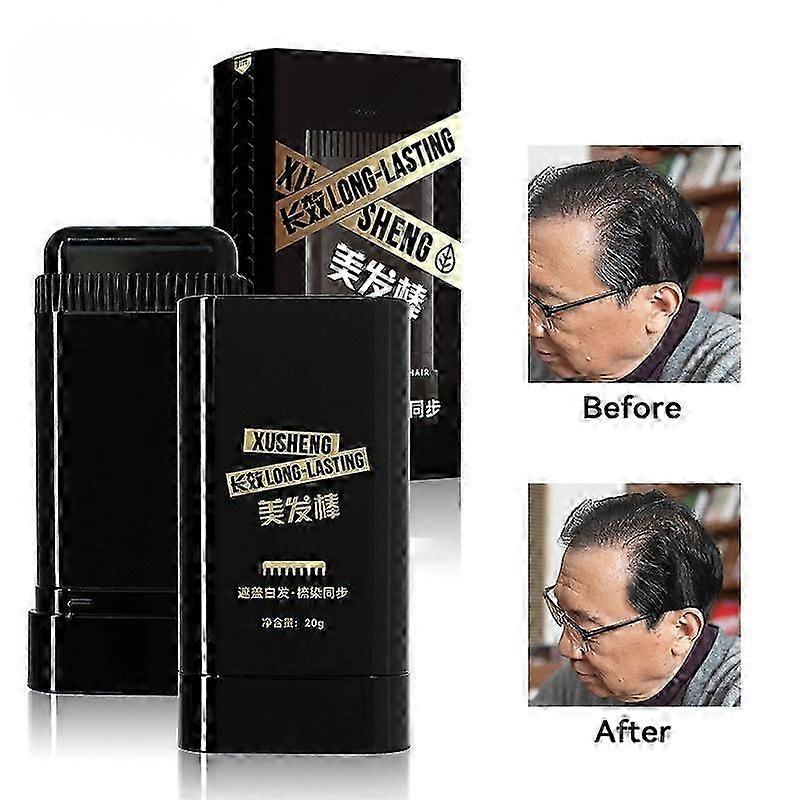 Bezpečná a pohodlná hřebenová barva na vlasy, černá barva na vlasy s hřebenovým aplikátorem, voděodolný a potuvzdorný hřeben na barvení vlasů pro krytí šedých vlasů, 2 v 1 Instan