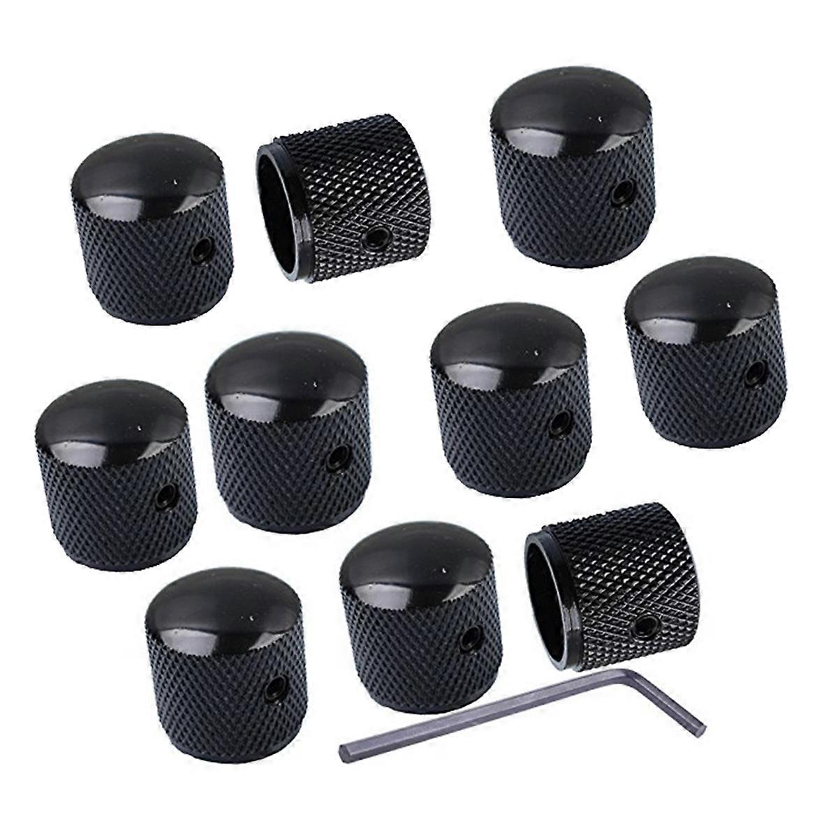 black Electric guitar metal volume knob