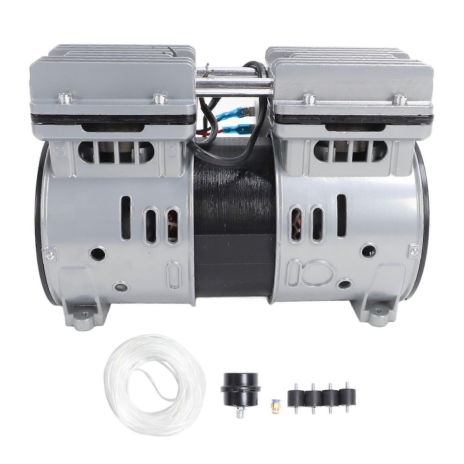 Pond Lake Aerator System Kit Oil Free Compressor Air Pump with Timer Connector 30 Meter Hose 550W+800W 220V