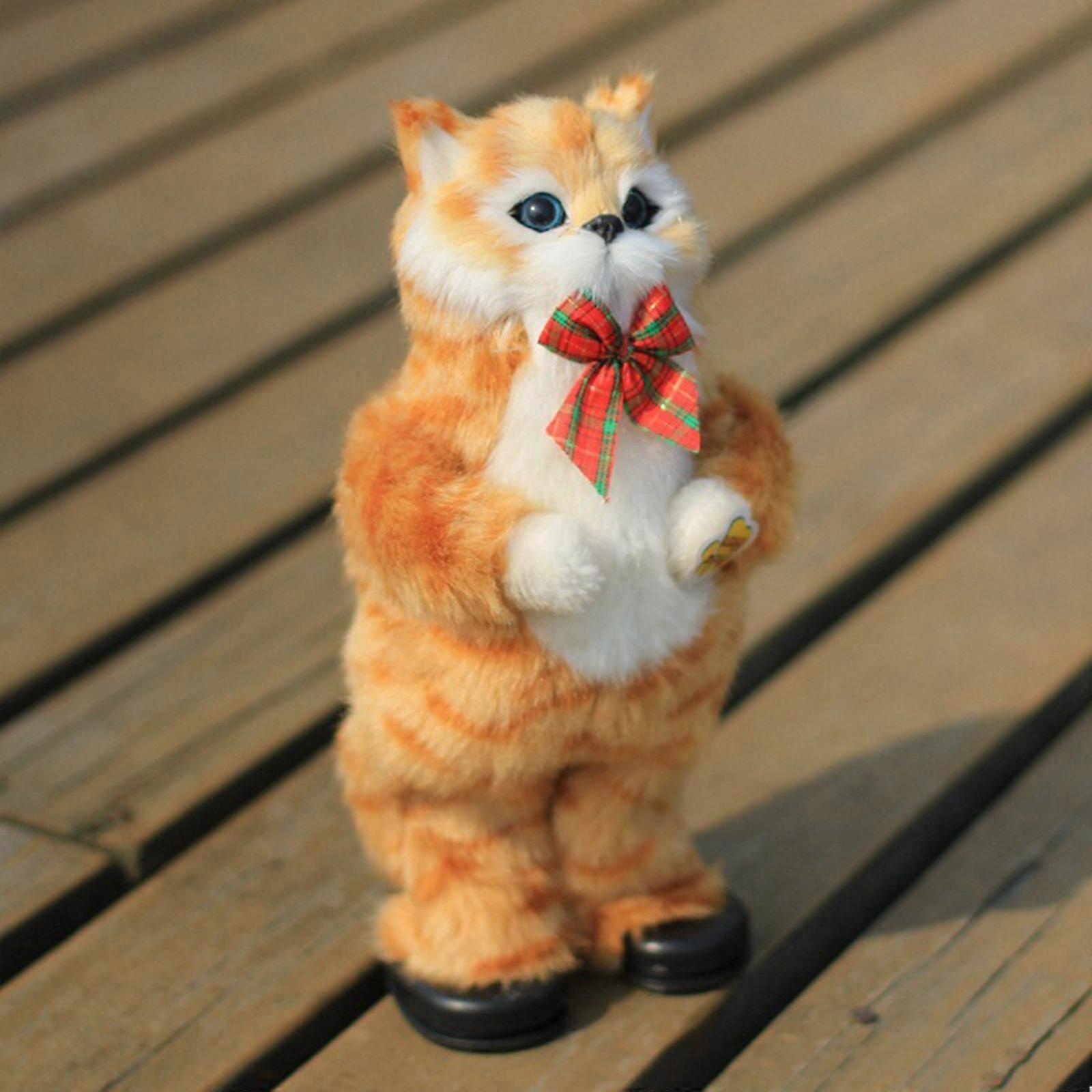 Electric Plush Simulation Toys, Cute Kittens, Singing And Dancing, Cats, Children's Toys
