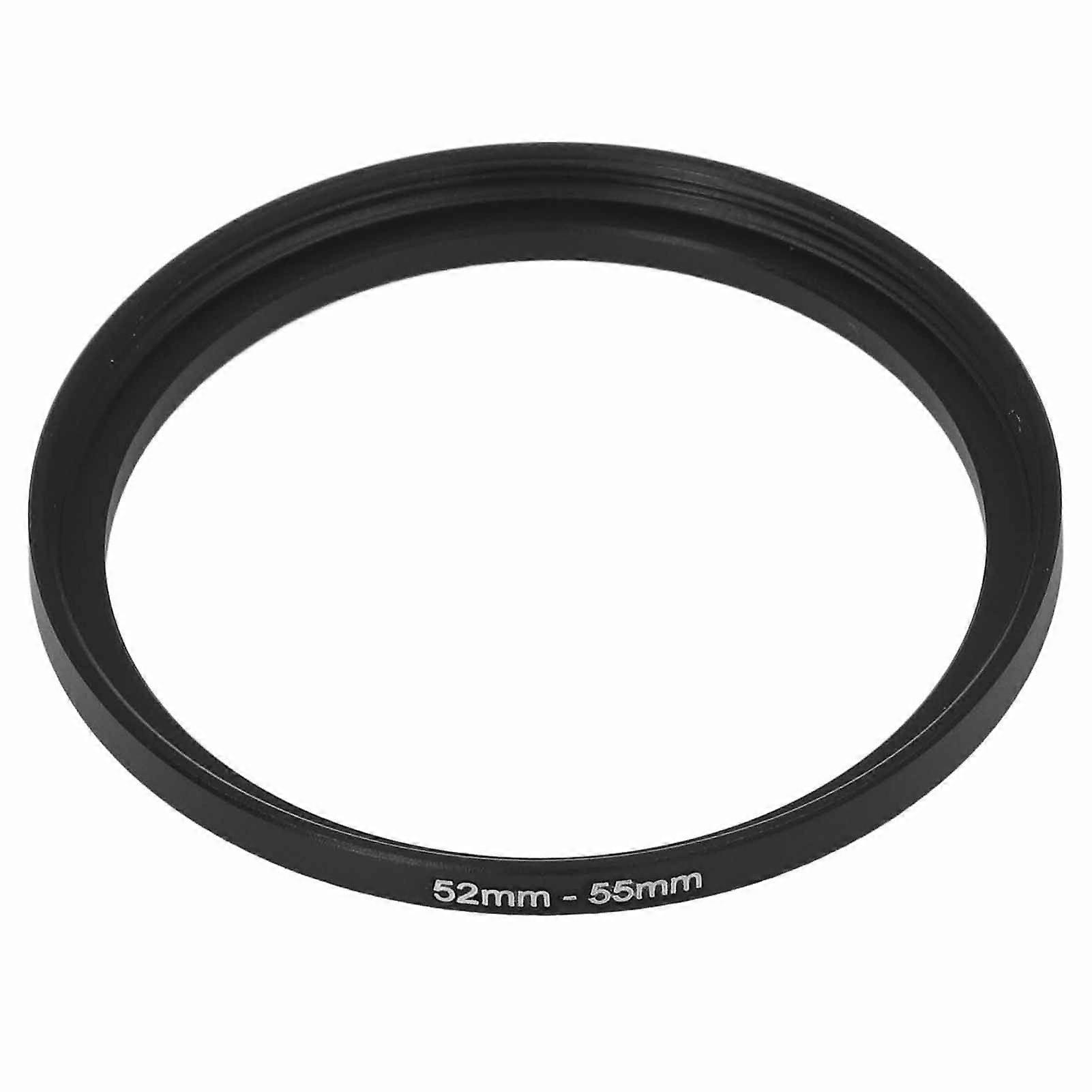 Black Filter Adapter Ring Aluminum Alloy Reducing Ring Step Up Converter for UV CPL ND Close Up Camera Lens 5255mm