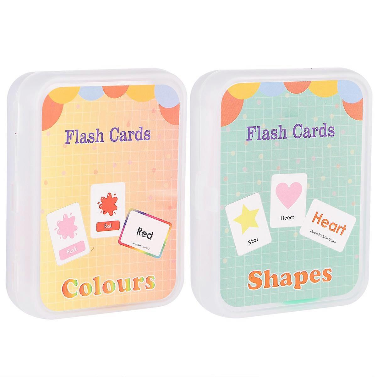 Kids Flash Card Cognitive Learning Toy for Kids 2Sets Early Educational Toys