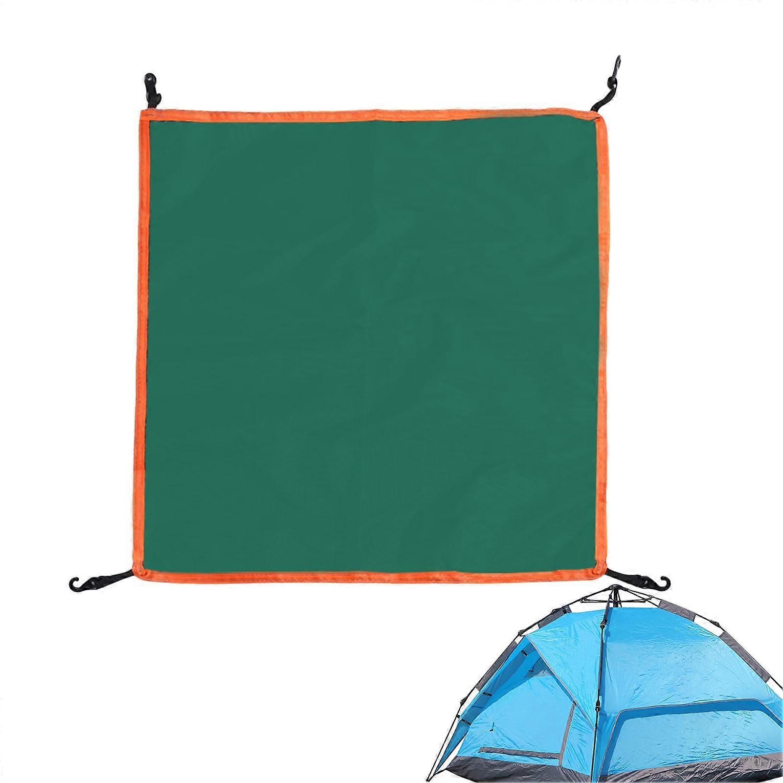 Canopy Cover Replacement Waterproof Oxford Cover Lightweight Portable Shelter  For 34 Person Camping Green 85x85cm